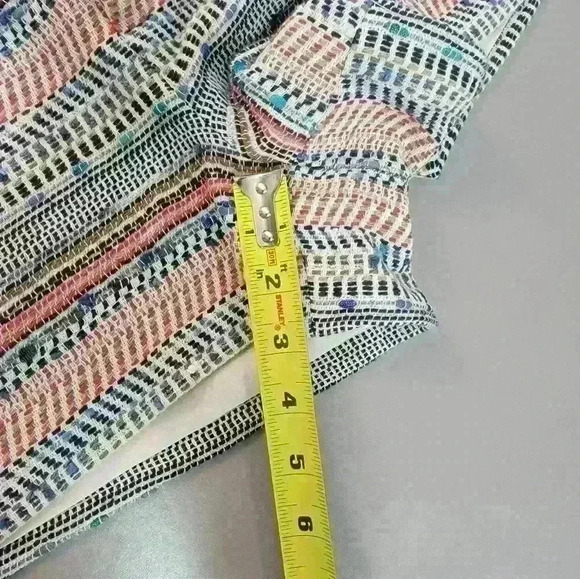 Joie Merci Textured Multi Color Shorts Size 12 - Picture 12 of 13